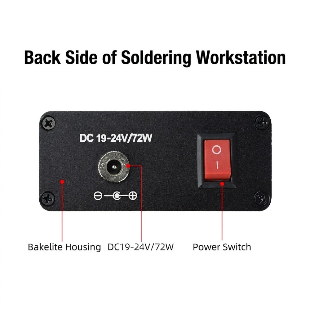 T12 Soldering Station Oled - Stacja lutownicza T12, zasilanie AC100-240V, cyfrowy