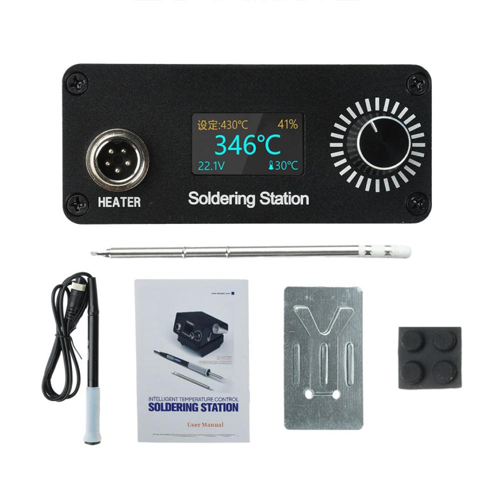 Stacja lutownicza T12, zasilan – T12 Soldering Station Oled recenzja i cena