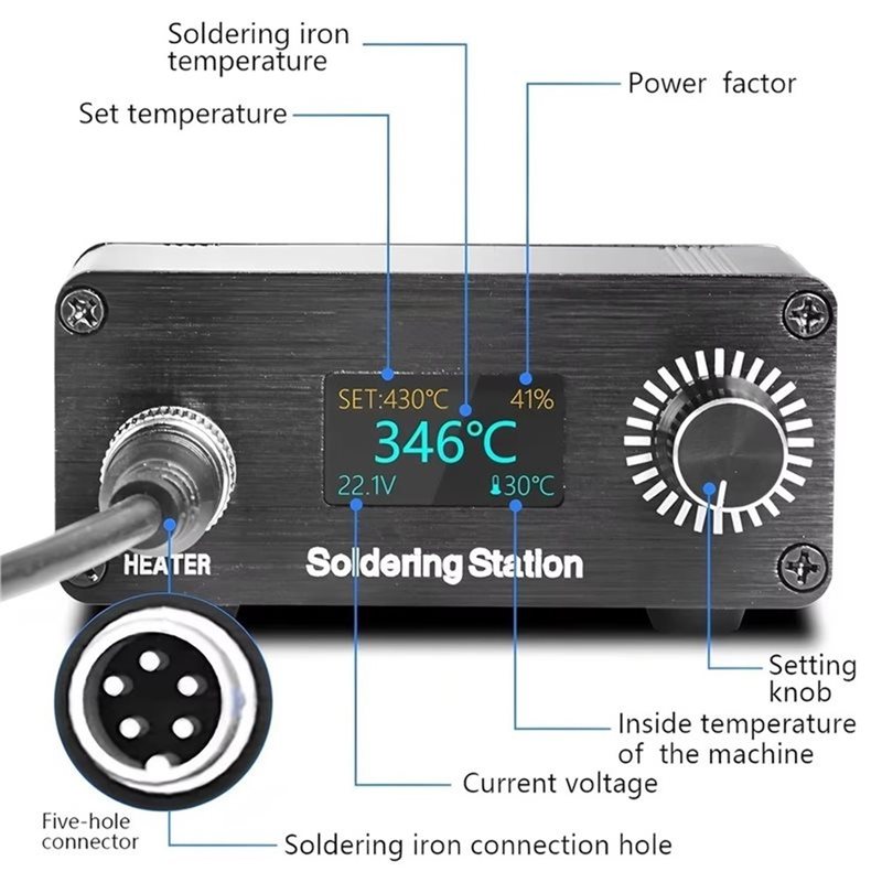 ABYN-Professional T12 Przenośn – T12 Soldering Station Oled recenzja i cena