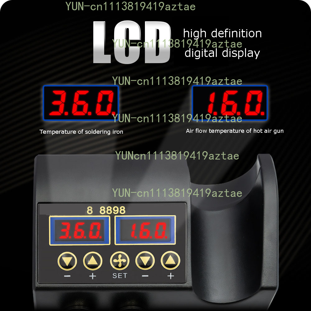 750W 2 w 1 Lutownica z pistole – 2 In 1 Soldering Rework Station 750W recenzja i cena